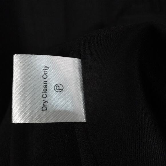 New Tuckernuck Women's Gold Tie Front Black Brigitte Mini Dress Size Large 3052 - Picture 8 of 12